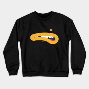 Biting lip Crewneck Sweatshirt